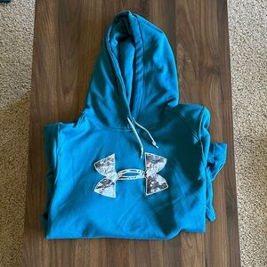 Under Armour Blue Fleece Hoodie